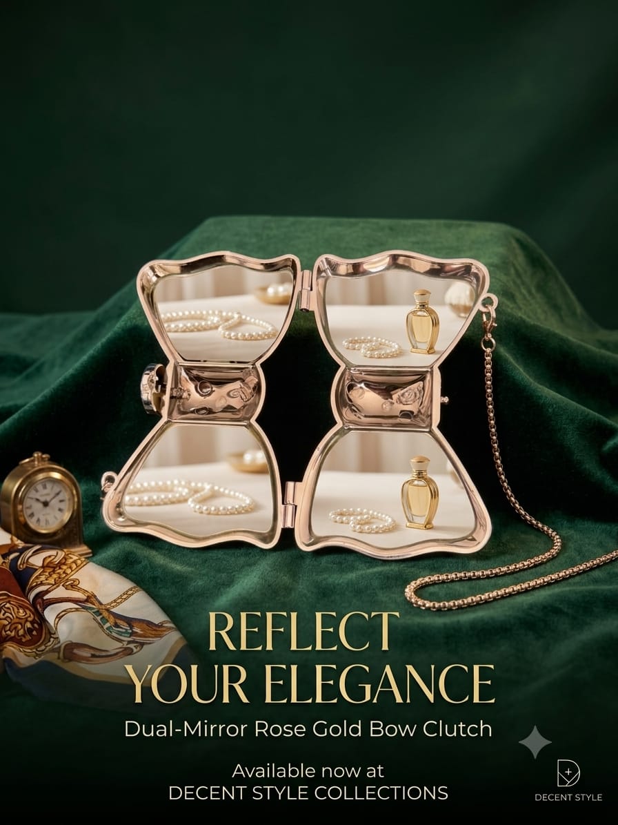 Vintage-Inspired Filigree Clutch with Rich Jewel Embellishments